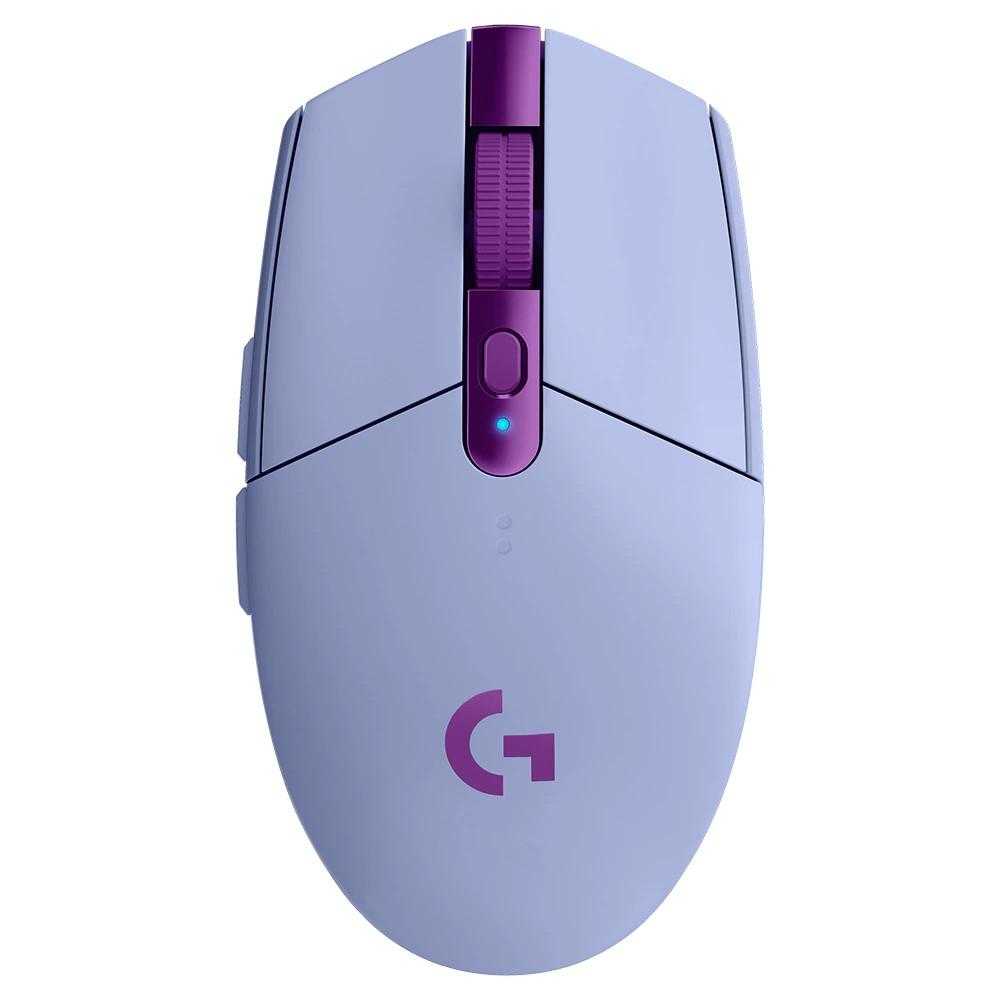 Mouse gaming wireless Logitech G305 LightSpeed, Hero 12K DPI, Lilac