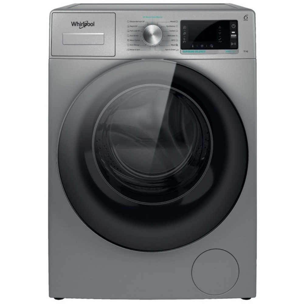  Masina de spalat rufe Supreme Silence Whirlpool W6 W945SB EE, 1400 RPM, 9 kg, Tehnologia Zen, Fresh Care+, Clasa B 