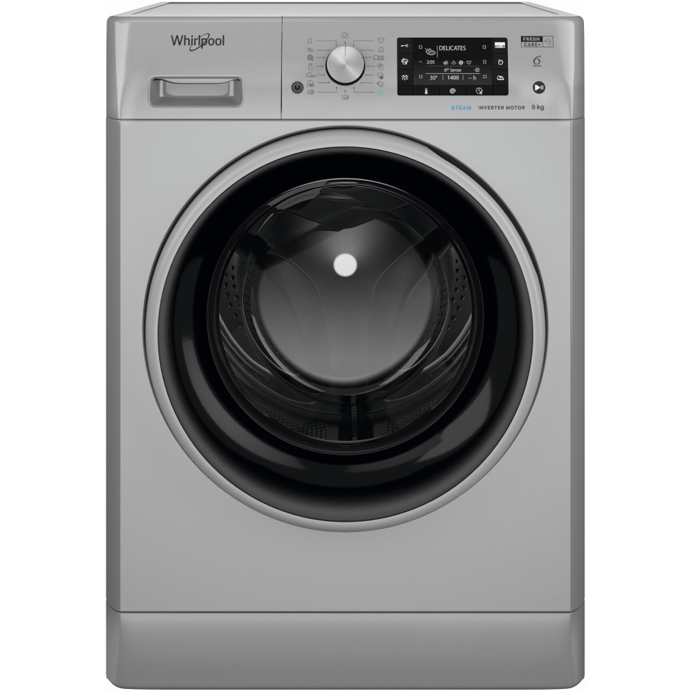  Masina de spalat rufe Whirlpool FFD 9458 SBSV EU, 1400 RPM, 9 kg, Tehnologia al Saselea Simt, Motor Inverter, Fresh Care+, Clasa B 