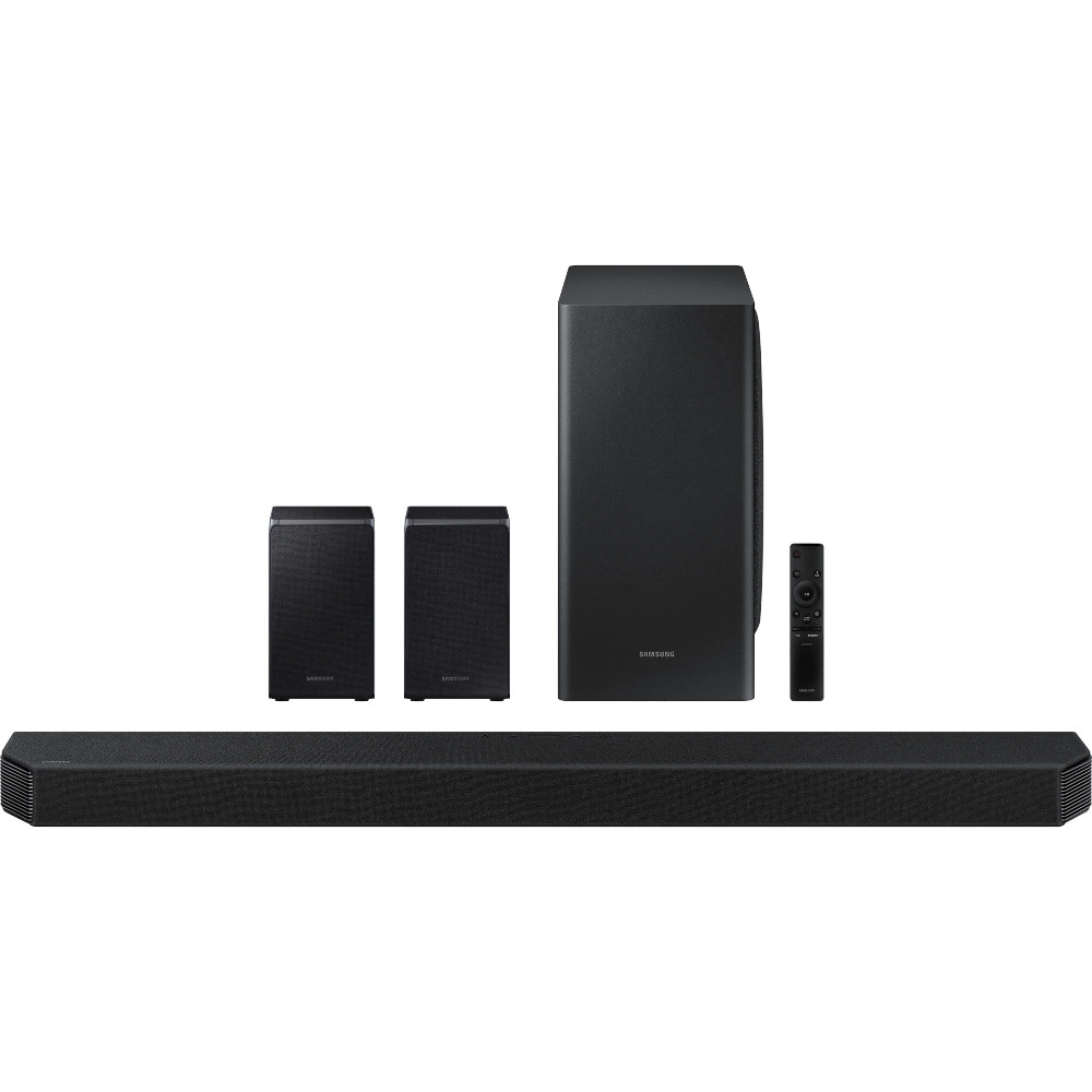 Soundbar Samsung HW-Q950A, 11.1.4 Ch, 612W, Wi-Fi, Difuzoare Up-Firing, Dolby Atmos, DTS:X, Auto EQ