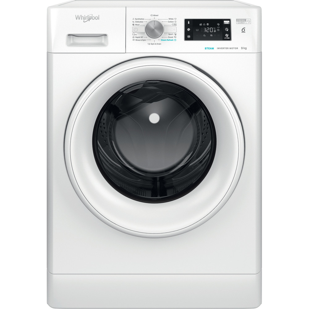 Masina De Spalat Rufe Whirlpool Ffb 9458 Wv Ee, 1400 Rpm, 9 Kg, Fresh Care+, Motor Inverter, Clasa B