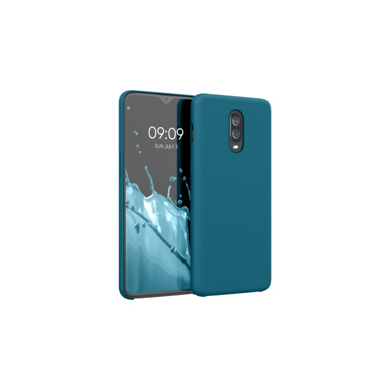 Husa pentru OnePlus 6T, Silicon, Verde, 46316.57
