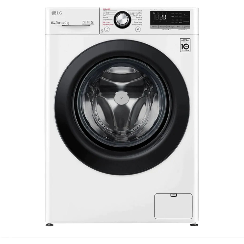  Masina de spalat rufe LG F4WV309S6E, 1400 RPM, 9 kg, AI Direct Drive, Steam, Smart Diagnosis, Clasa B 