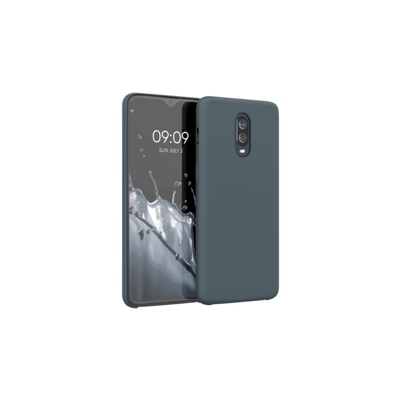 Husa pentru OnePlus 6T, Silicon, Albastru, 46316.202