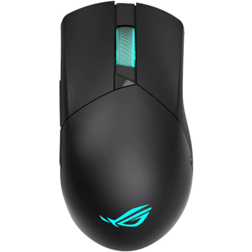  Mouse gaming wireless ASUS ROG Gladius III, 19000 dpi, ROG Omni Mouse Feet, ROG Paracord, Conectivitate cu fir /2.4 GHz/Bluetooth, Iluminare RGB Aura Sync, Negru 