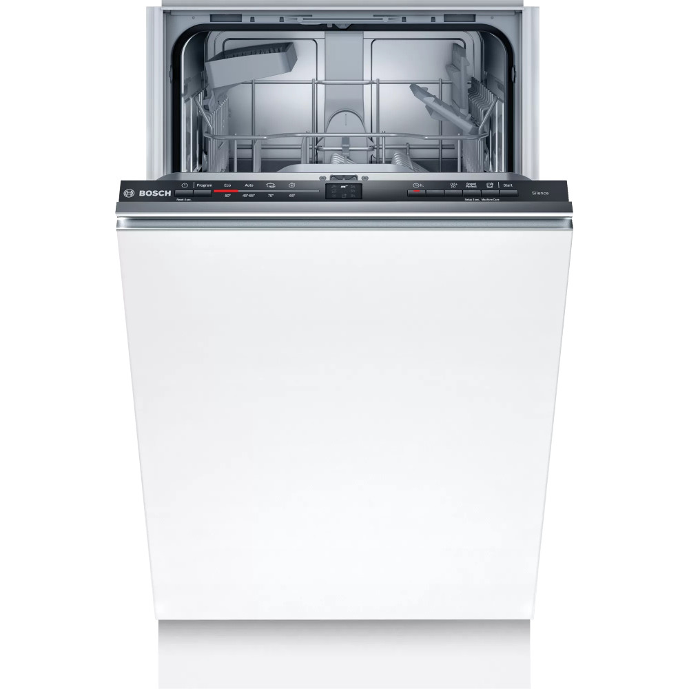 Masina de spalat vase incorporabila Bosch SRV2IKX10E, 9 seturi, 4 programe, ExtraDry, AquaStop, EcoSilence Drive, Clasa F BOSCH imagine noua idaho.ro