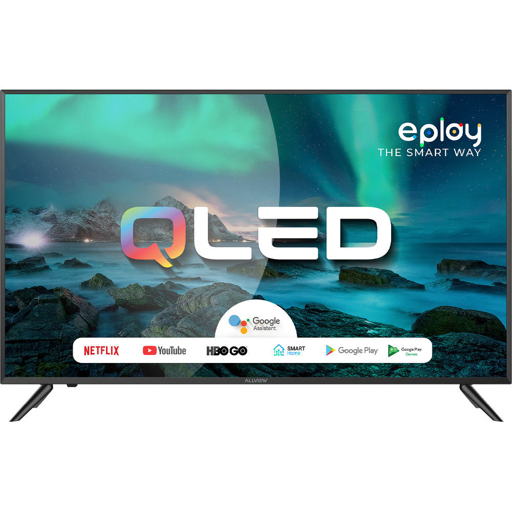 Televizor Smart Led, Allview Ql43eplay6100-u, 108 Cm, Ultra Hd 4k, Clasa G