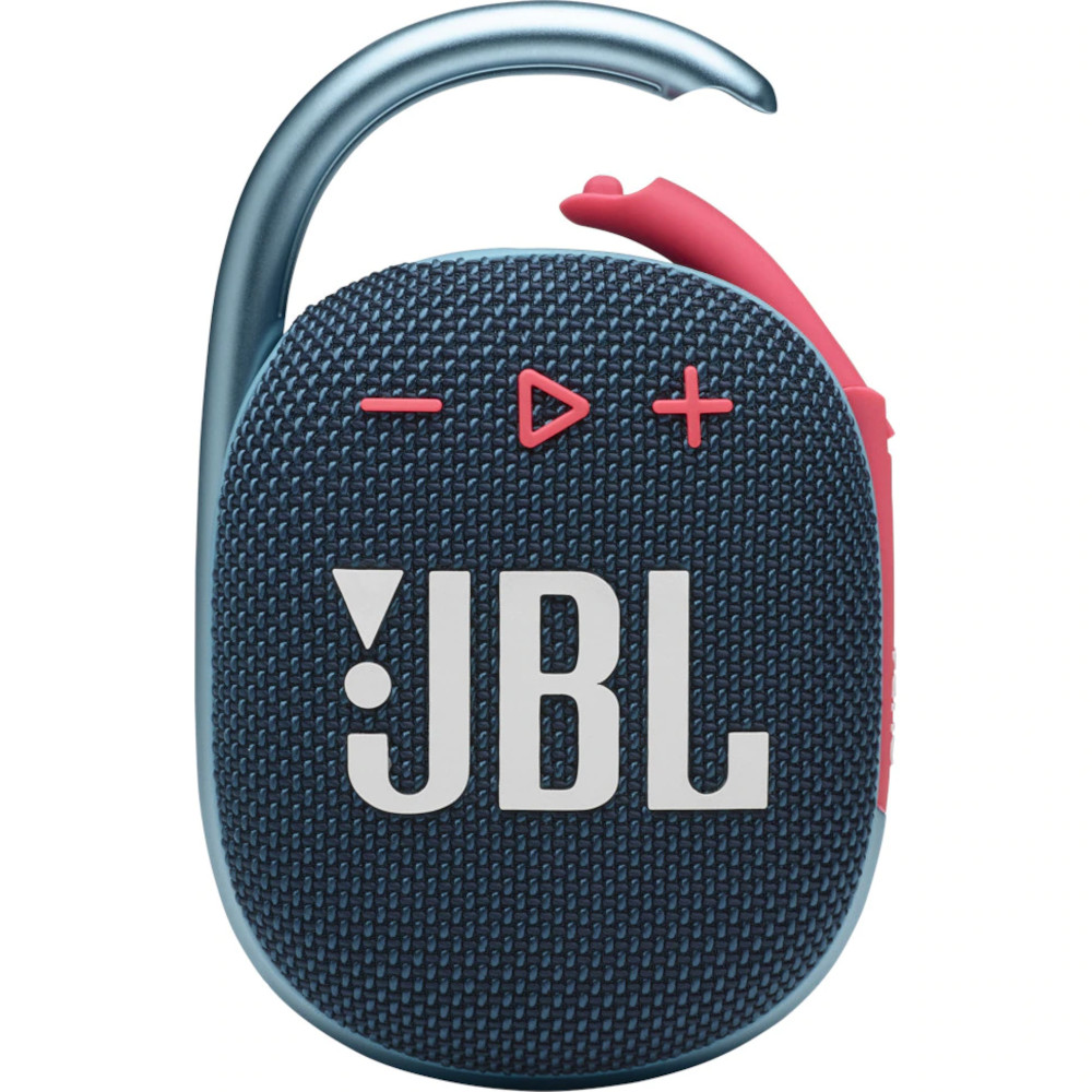 Boxa Portabila Jbl Clip 4, Bluetooth, Waterproof Ip67, Autonomie 10 Ore, Albastru-roz