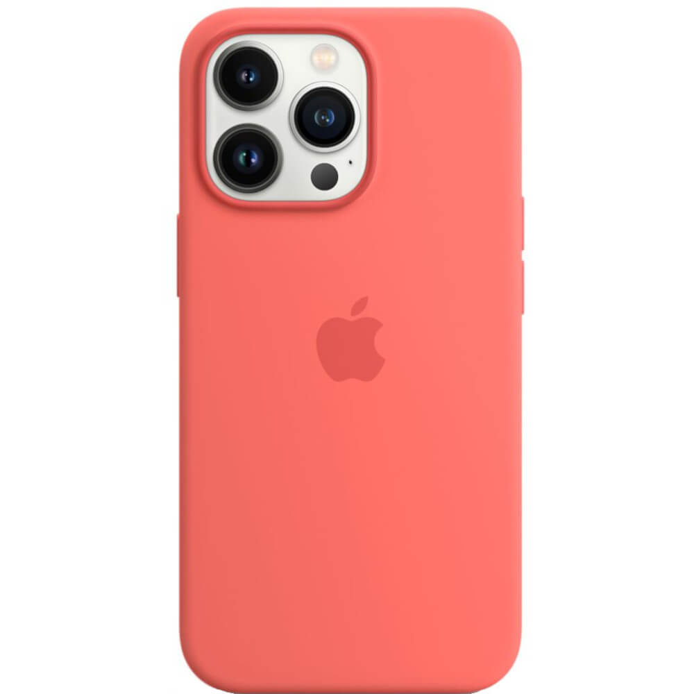 Husa de protectie Apple Silicone Case with MagSafe pentru iPhone 13 Pro, Pink Pomelo