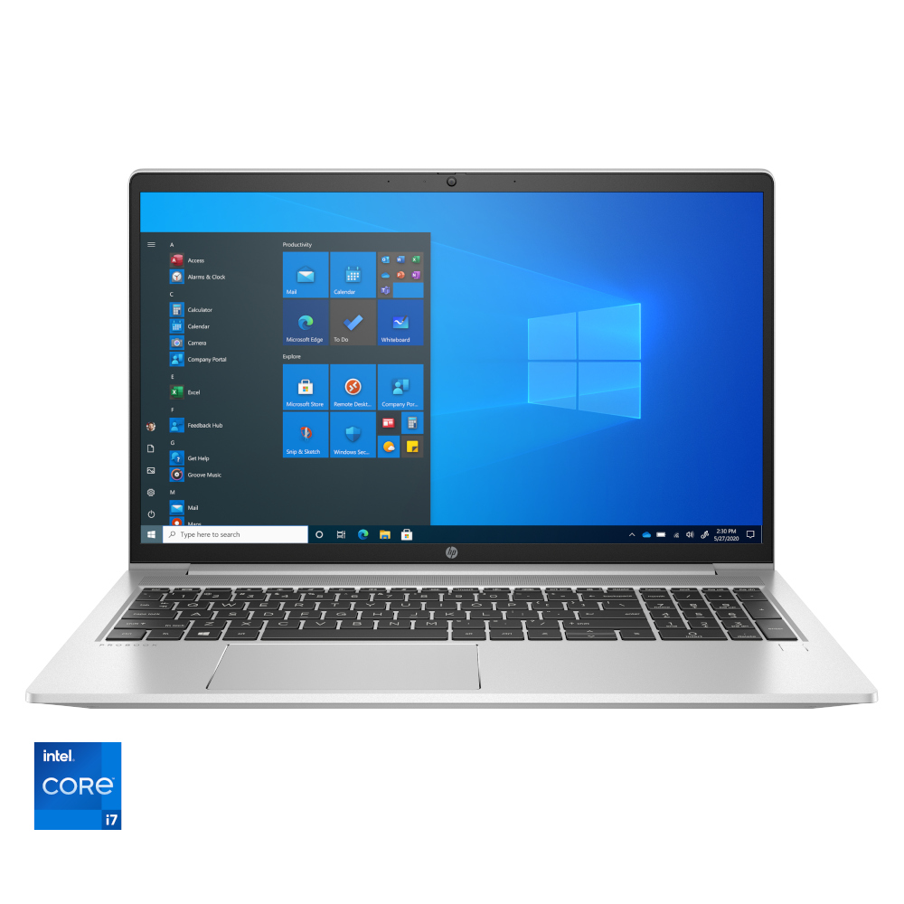  Laptop ProBook HP 450G8, Intel&#174; Core&trade; i7-1165G7, 15.6", FHD, 16GB, DDR4, 512GB SSD, Intel&#174; Iris Xe Graphics, Free Dos 