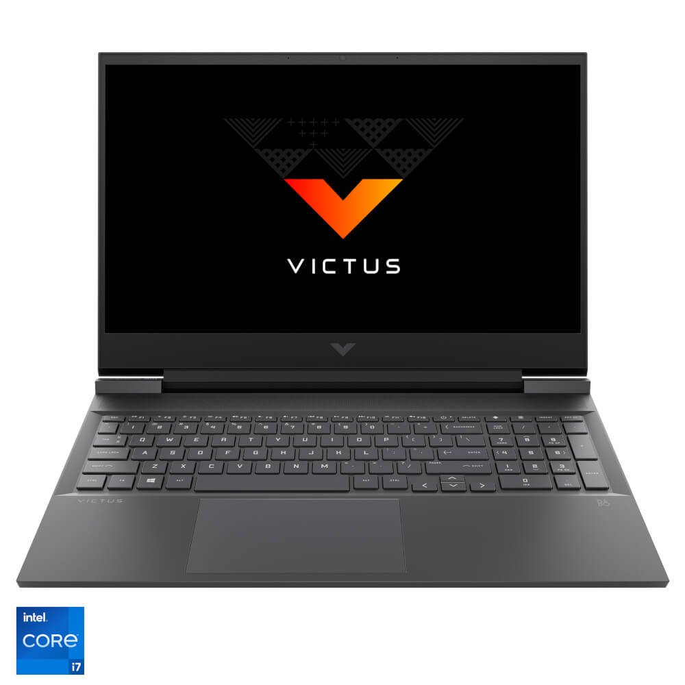  Laptop Gaming HP Victus 16-d1001nq, 16.1", Full HD, Intel Core i7-12700H, 16GB RAM, 1TB SSD, NVIDIA GeForce RTX 3060, No OS, Mica Silver 