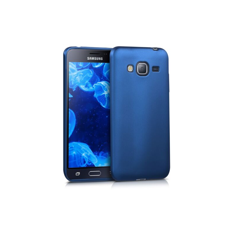 Husa pentru Samsung Galaxy J3 (2017), Silicon, Albastru, 42417.64