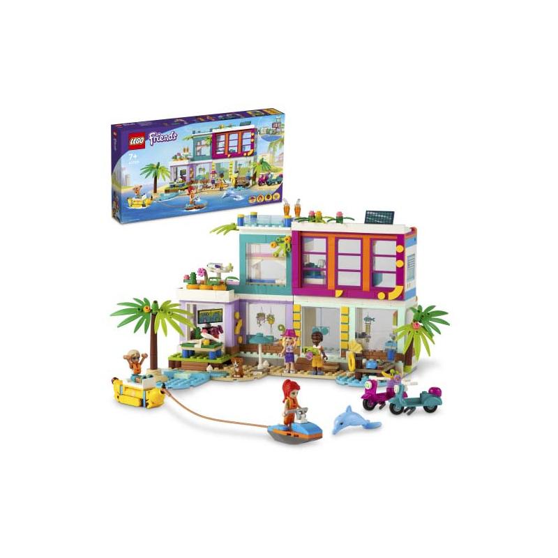  LEGO&#174; Friends - Casa de vacanta de pe plaja 41709, 686 piese 
