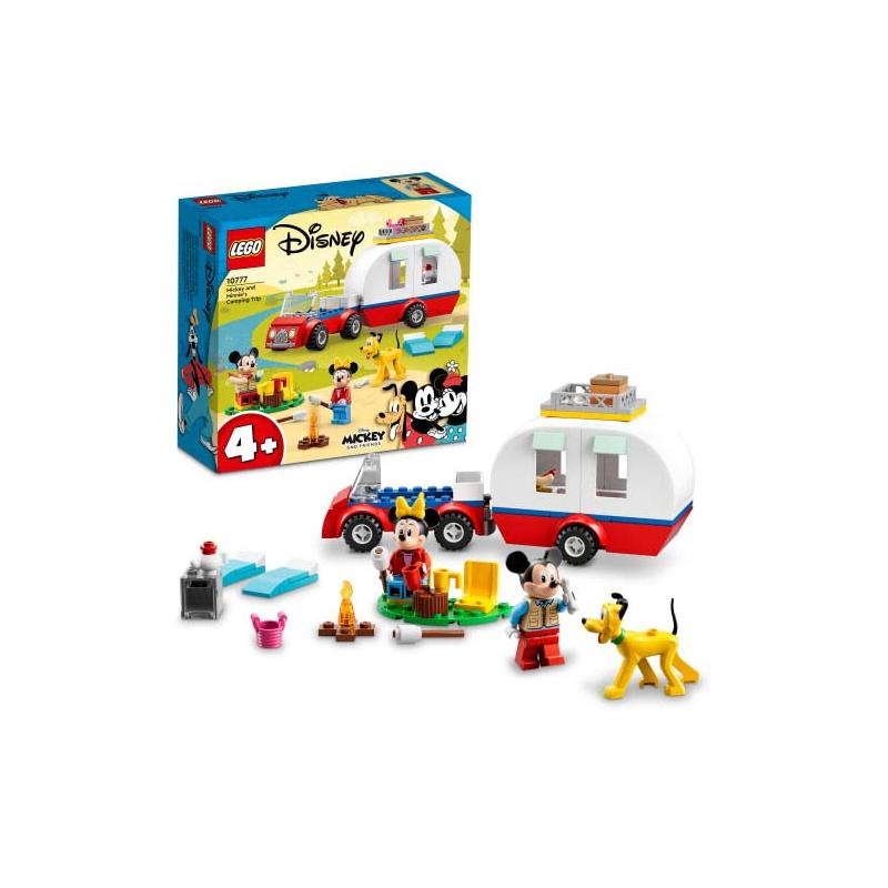  LEGO&#174; Disney Mickey and Friends - Camping cu Mickey Mouse si Minnie Mouse 10777, 103 piese 