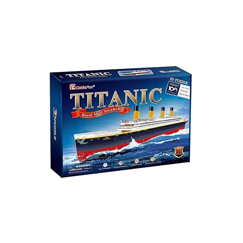  Cubic Fun - Puzzle 3D Nava Mare Titanic 113 Piese 