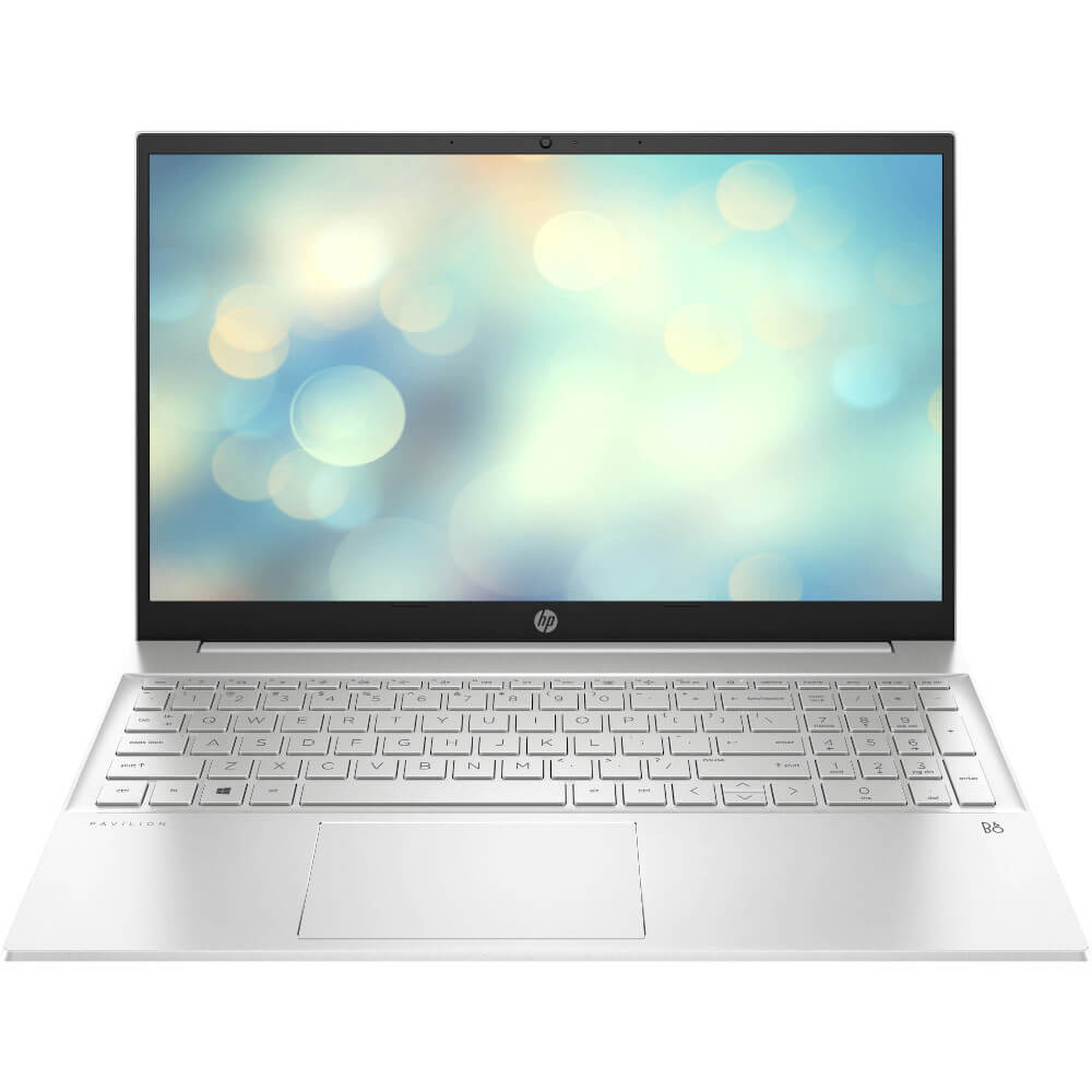 Laptop HP Pavilion 15-eh2011nq, 15.6", Full HD, IPS, AMD Ryzen™ 7 5825U, 16 GB RAM, 512 GB SSD, AMD Radeon Graphics, No OS, Natural Silver 