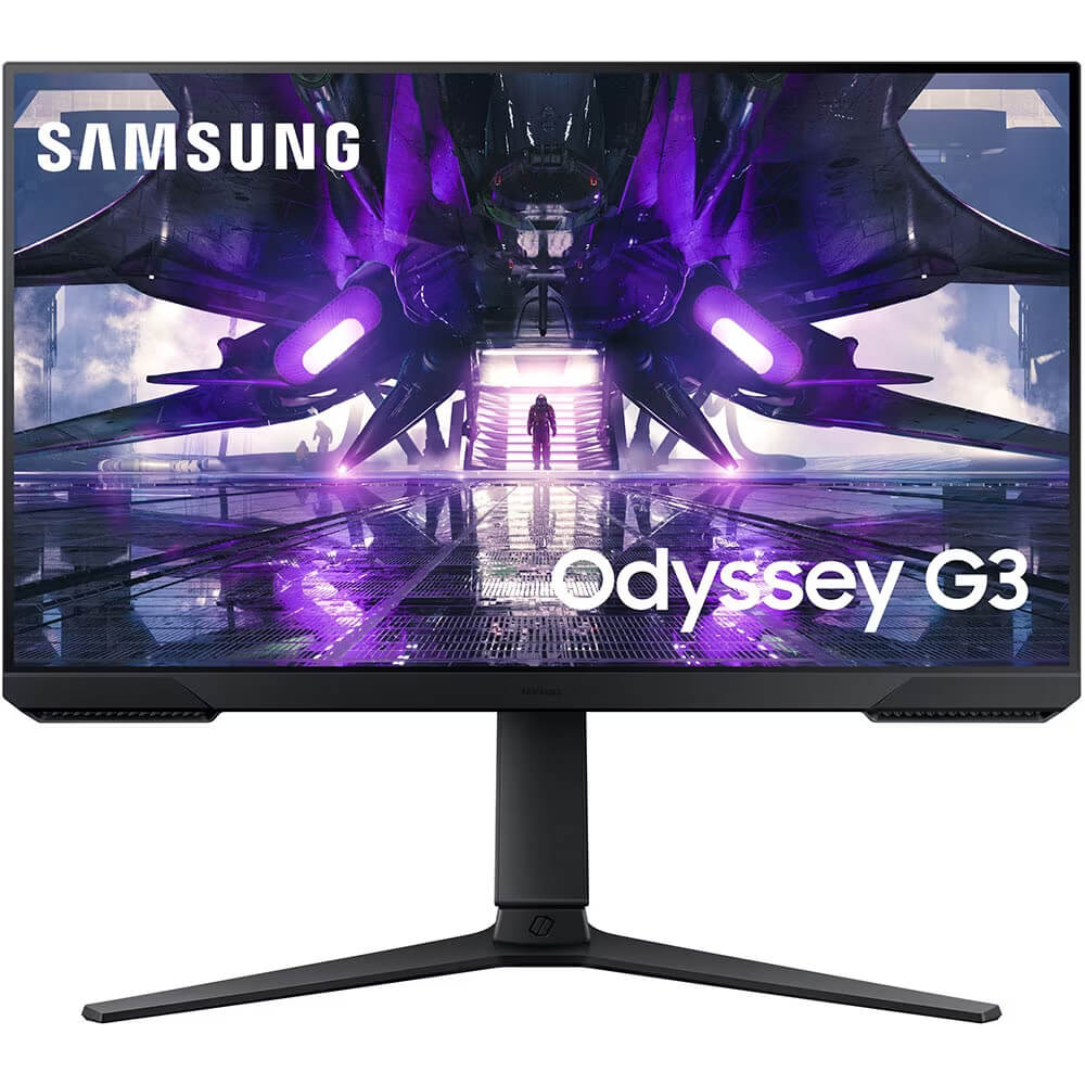 Monitor Gaming LED VA Samsung Odyssey G3 LS24AG300NRXEN, 24″, Full HD, 144 Hz, 1 ms, Freesync Premium, Negru Monitoare Gaming