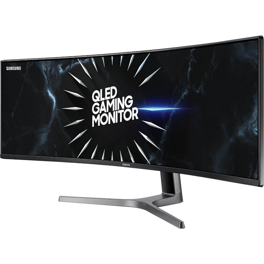 Monitor Gaming Curbat QLED Samsung Odyssey G5 LC49RG90SSRXEN, 49″, DQHD, 120 Hz, 4 ms, Freesync 2, HDR 1000, Negru Monitoare Gaming