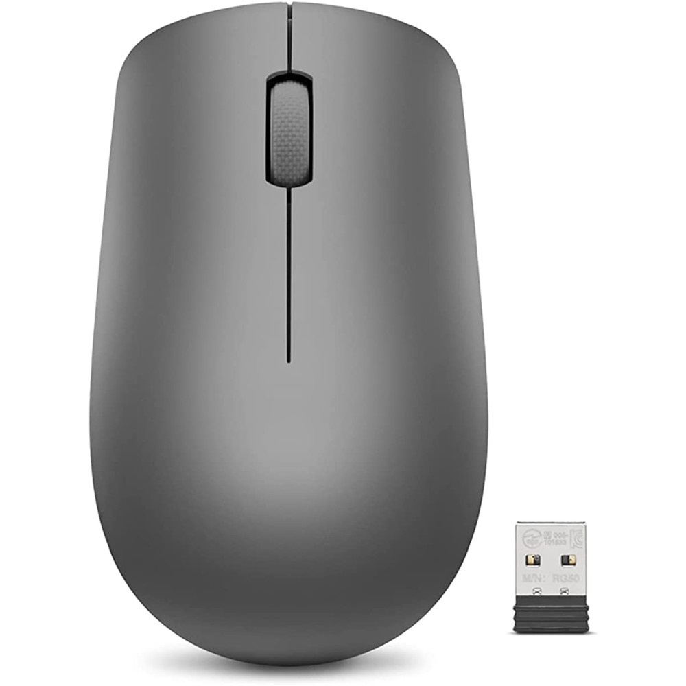  Mouse Wireless Lenovo 530, Ambidextru, Graphite 