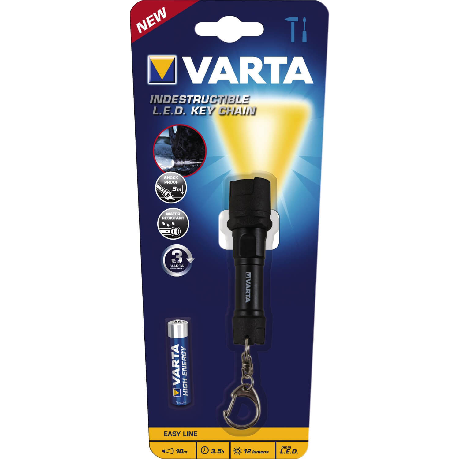  Lanterna Varta Key Chain LED 16701, 1 x AAA 