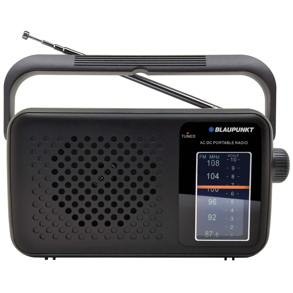 Radio portabil Blaupunkt PR8BK, FM, AUX, Negru