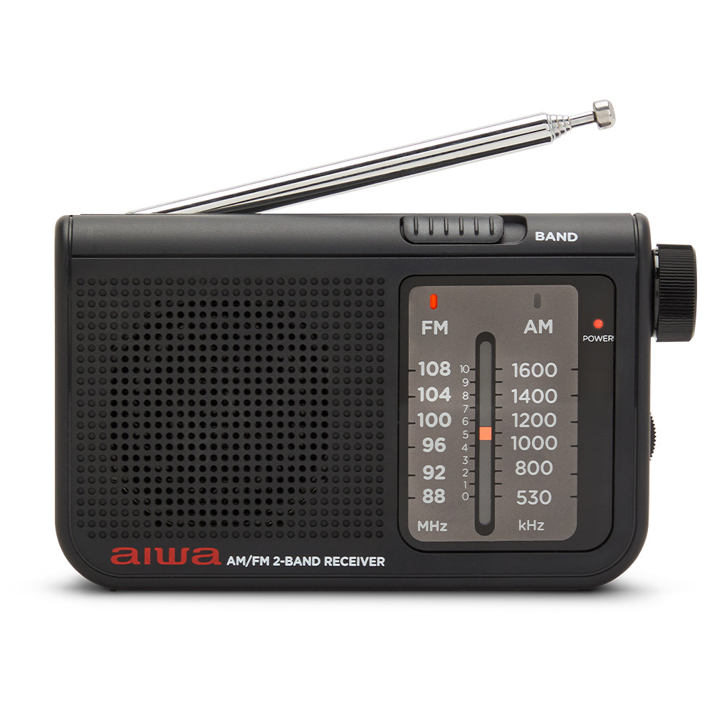 Radio portabil Aiwa RS-55/BK, FM, AUX, Negru