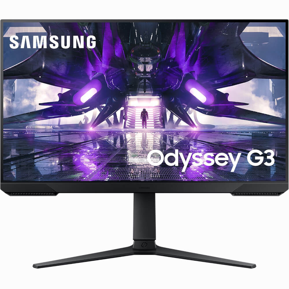Monitor Gaming LED VA Samsung Odyssey G3 LS27AG300NRXEN, 27″, Full HD, 144 Hz, 1 ms, Freesync Premium, Negru Monitoare Gaming