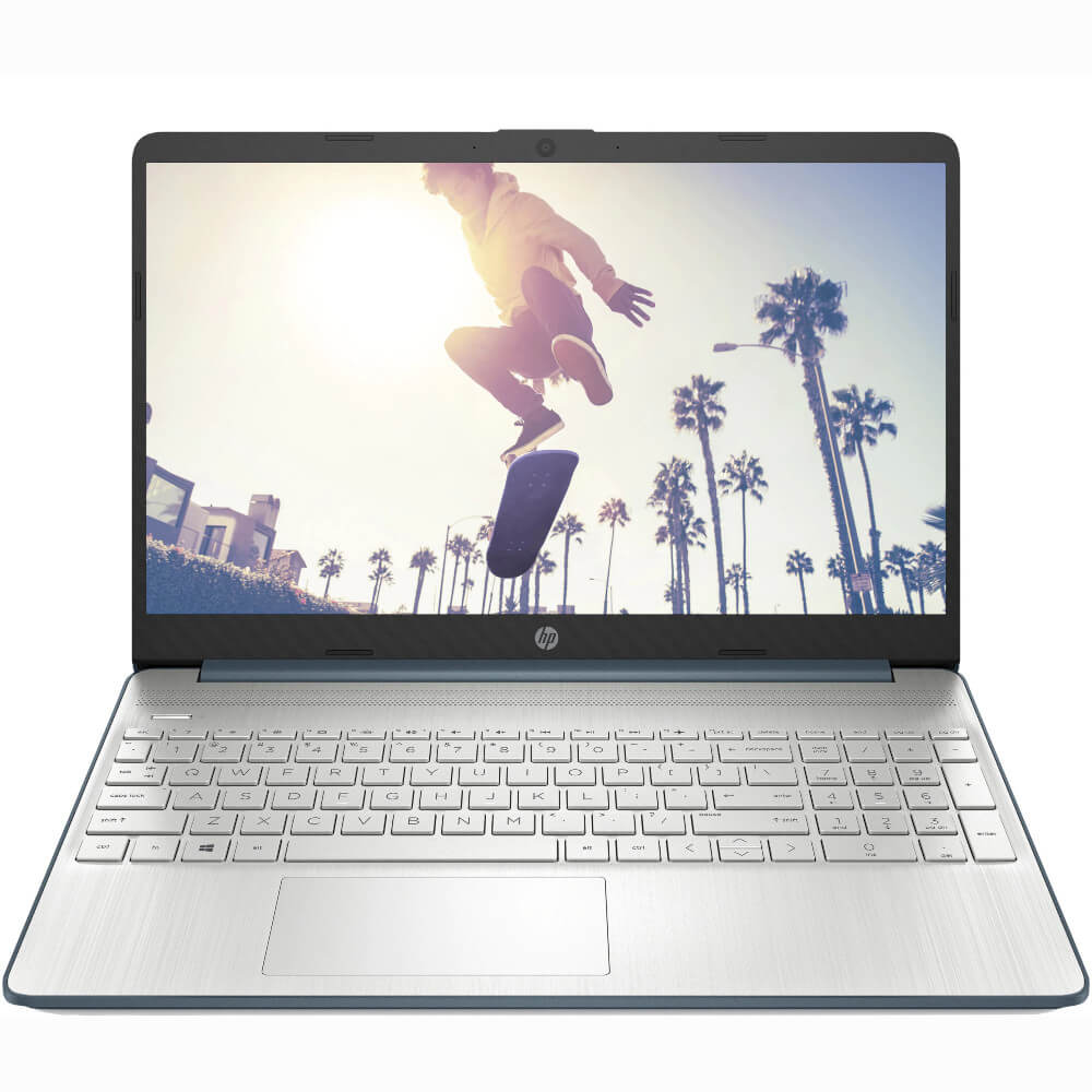  Laptop HP 15s-fq5008nq, 15.6", Full HD, Intel Core i7-1255U, 16GB RAM, 512GB SSD M.2, Intel Iris Xe Graphics, FreeDOS, Spruce Blue 