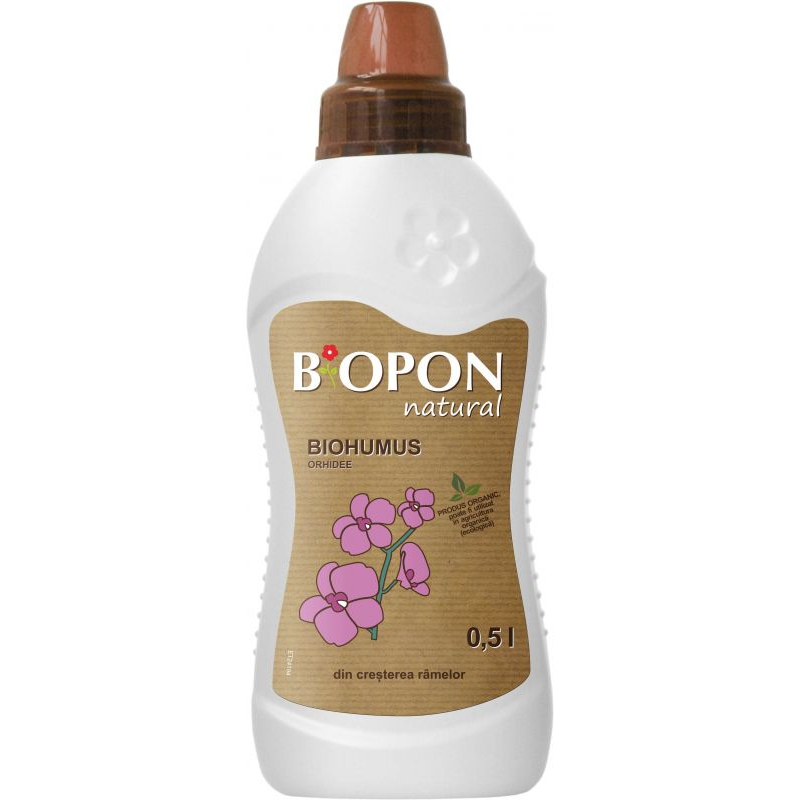  Biopon Biohumus Natural Orhidee 0.5 l 