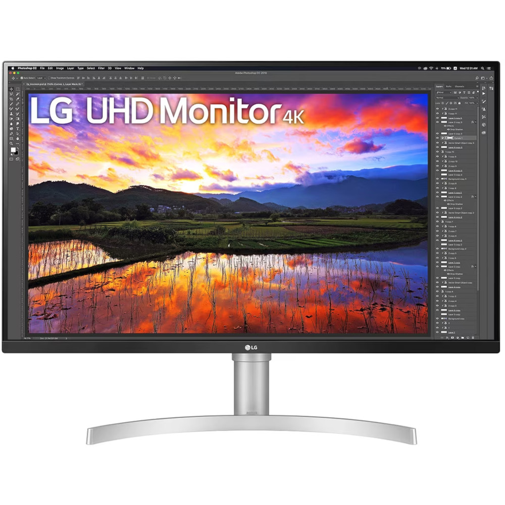  Monitor IPS LG 32UN650P, 31.5", 4K UHD, HDR10, 60 Hz, FreeSync, Alb 