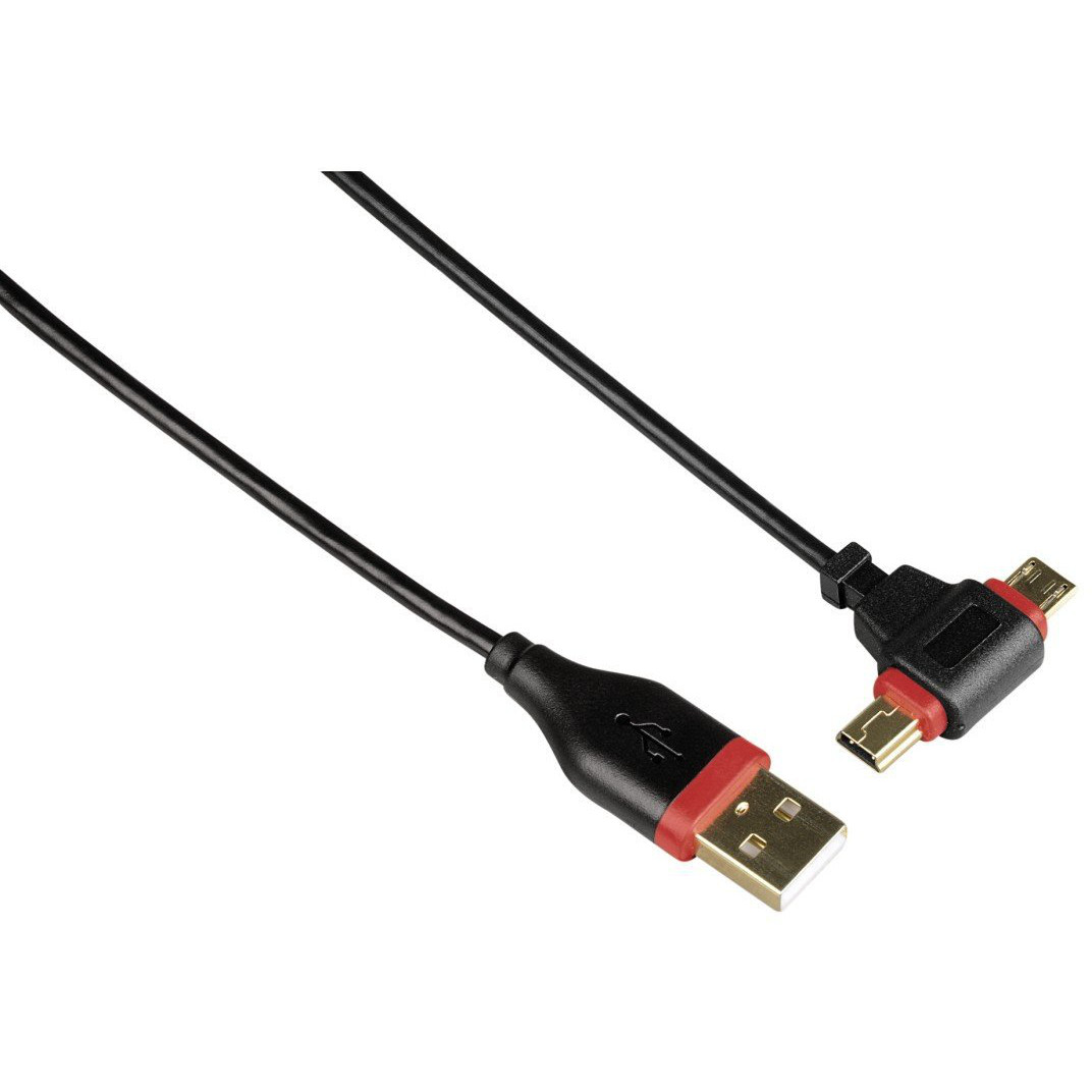  Cablu Mini/Micro USB 2.0 Hama 54516, Adaptor 2 in 1 