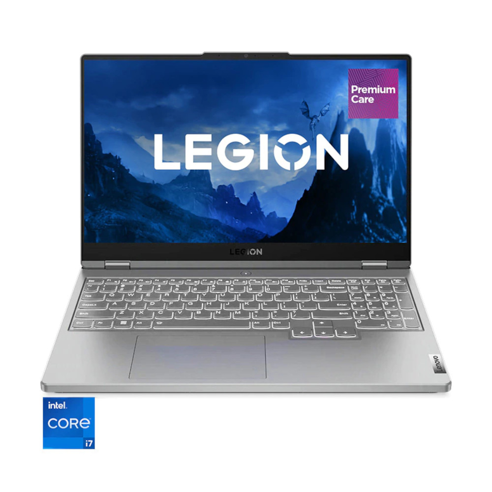  Laptop Gaming Lenovo Legion 5 15IAH7, 15.6", Full HD, Intel Core i7-12700H, 16GB RAM, 512GB SSD, NVIDIA GeForce RTX 3070, No OS, Cloud Grey 