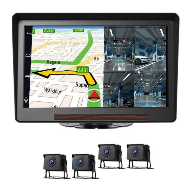  Navigatie pentru camioane DVR STAR K20, 4G, IPS 10.1", 4 camere, QuadCore, 2GB RAM, 32GB ROM, Android 9, GPS, camion, tir 