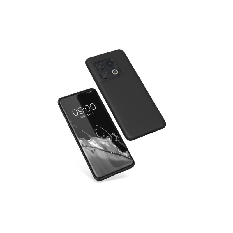 Husa Kwmobile pentru OnePlus 10 Pro, Silicon, Negru, 57245.47