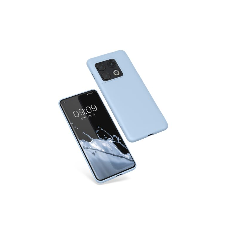 Husa Kwmobile pentru OnePlus 10 Pro, Silicon, Albastru, 57245.58