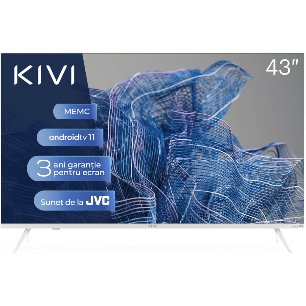 Televizor Smart LED Kivi 43U750NW, 109 cm, Ultra HD 4K, Clasa G