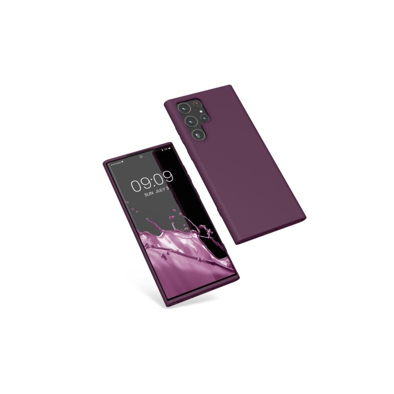 Husa Kwmobile pentru Samsung Galaxy S22 Ultra, Silicon, Violet, 57570.187