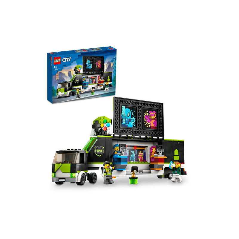  LEGO&#174; City - Camion pentru turneul de gaming 60388, 344 piese 
