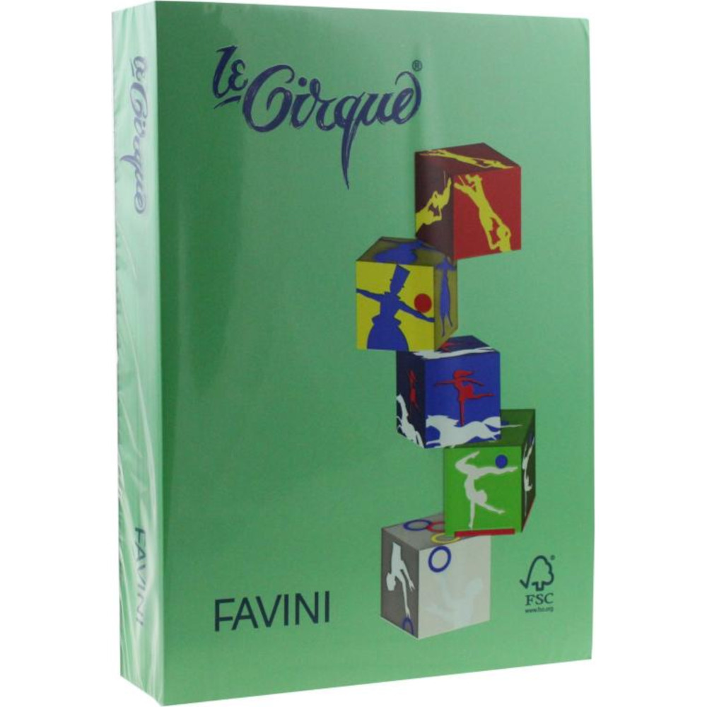 Top 500 Coli Hartie Colorata Favini, A3, Verde Inchis, 80 g/mp