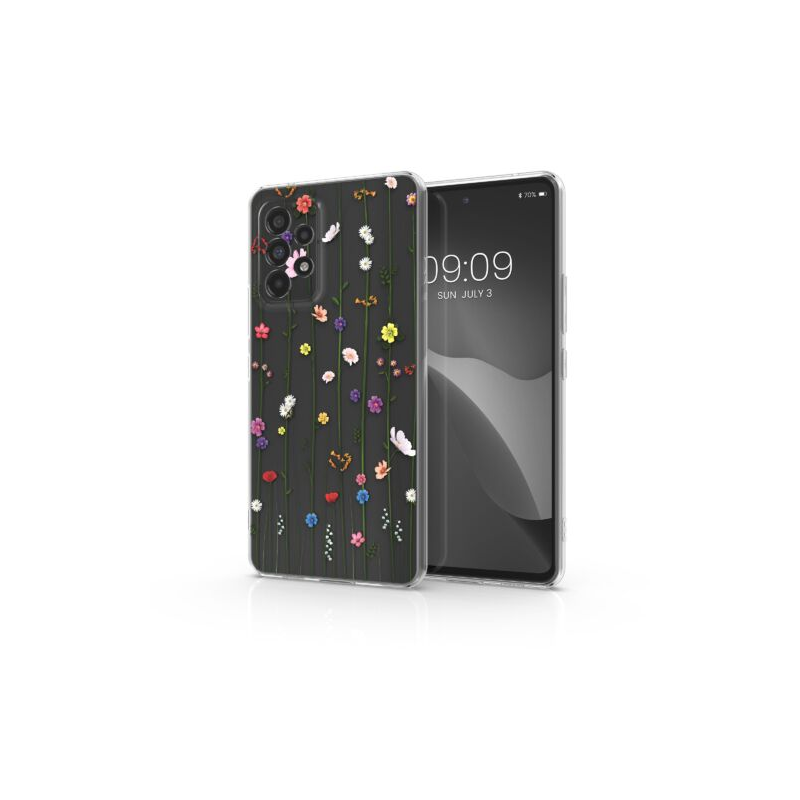 Husa Kwmobile pentru Samsung Galaxy A53 5G, Silicon, Multicolor, 58384.03
