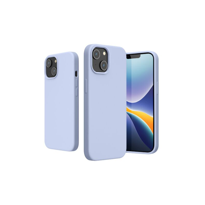 Husa Kwmobile pentru Apple iPhone 14, Silicon, Albastru, 59071.58