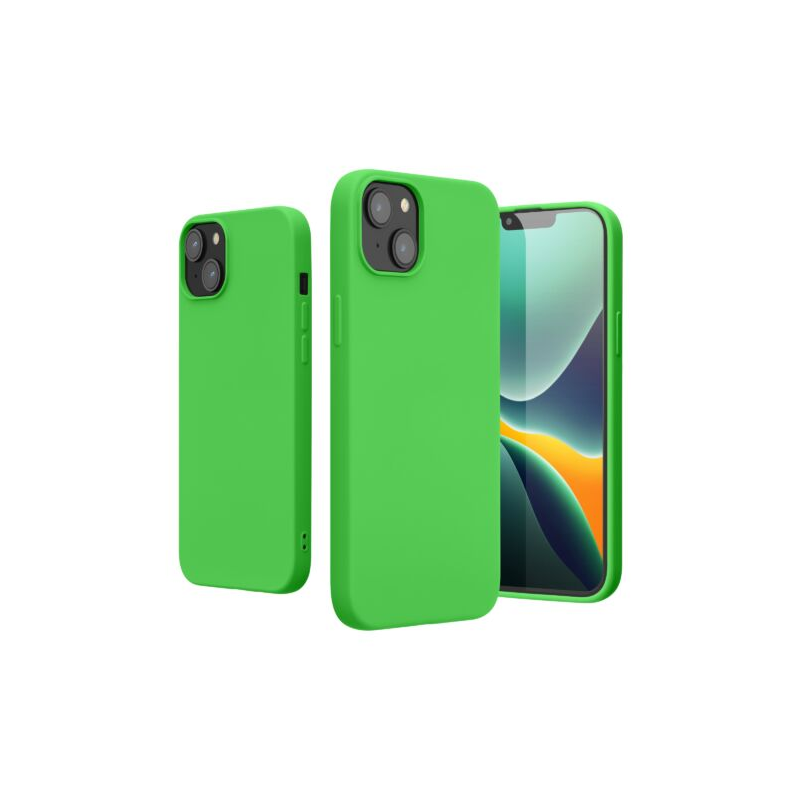 Husa Kwmobile pentru Apple iPhone 14 Plus, Silicon, Verde, 59080.159