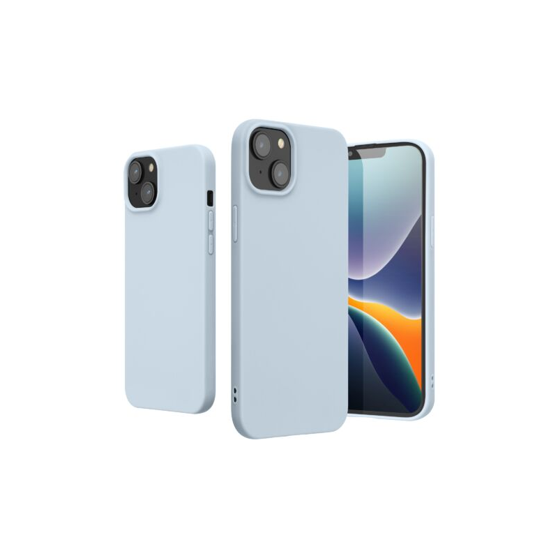 Husa Kwmobile pentru Apple iPhone 14 Plus, Silicon, Albastru, 59076.58