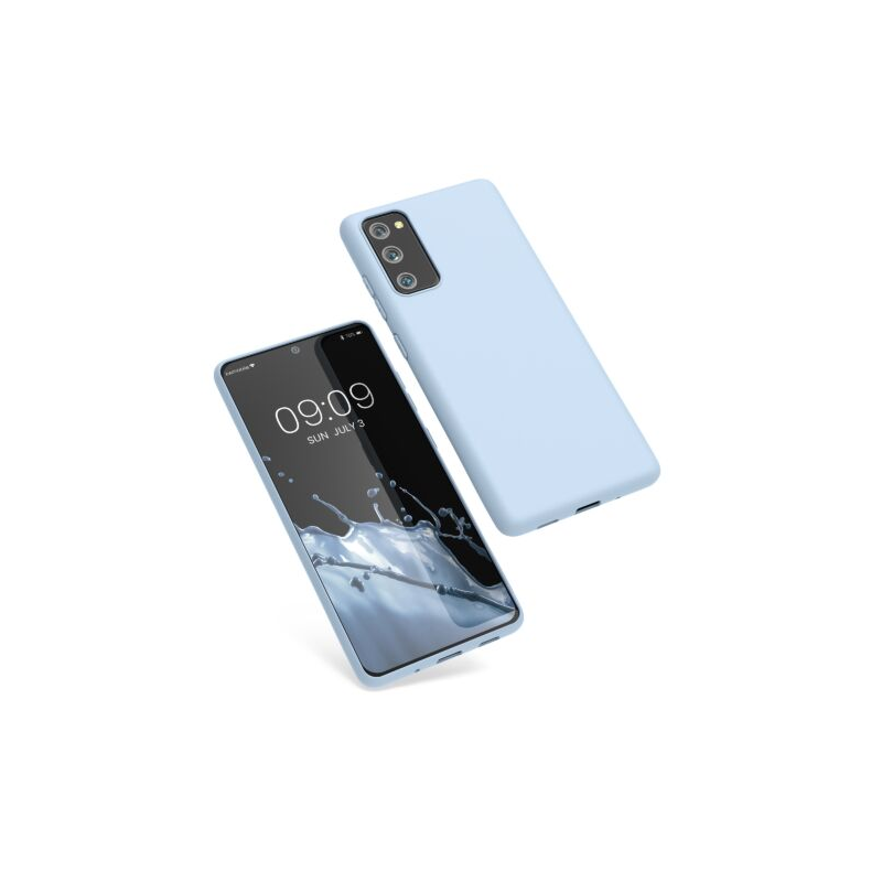 Husa Kwmobile pentru Samsung Galaxy S20 FE, Silicon, Albastru, 53604.58