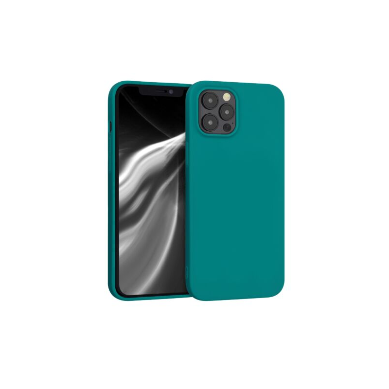 Husa pentru Apple iPhone 12 Pro Max, Silicon, Verde, 53045.57