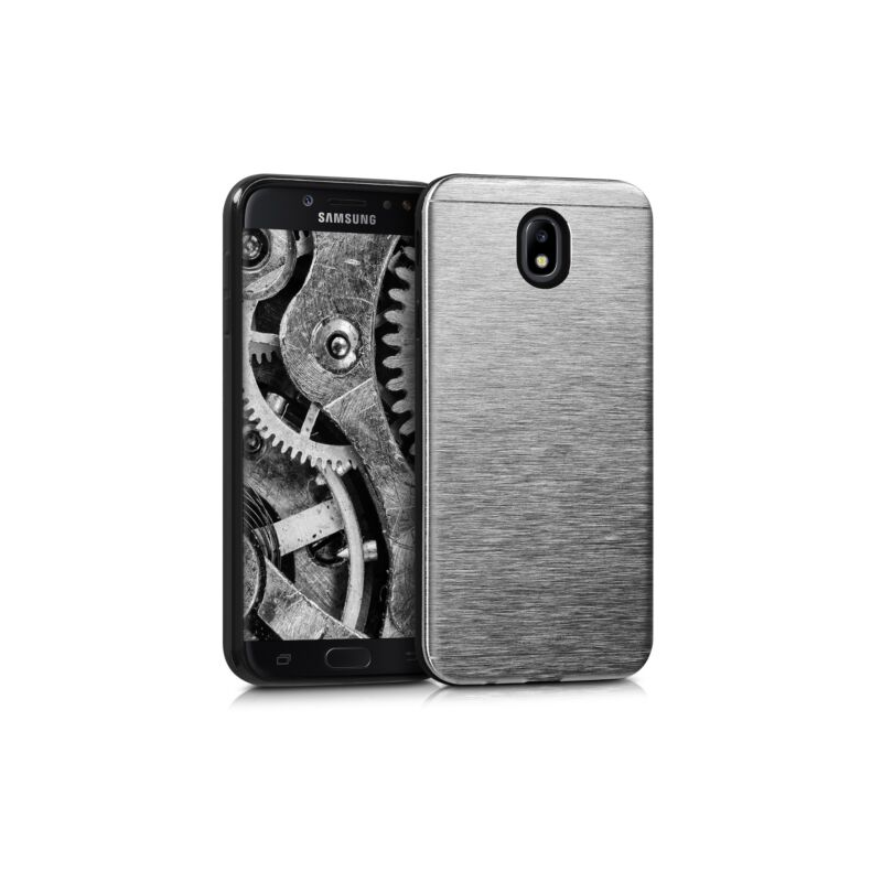 Husa pentru Samsung Galaxy J7 (2017), Aluminiu, Silver, 43024.35