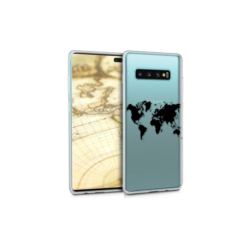 Husa pentru Samsung Galaxy S10 Plus, Silicon, Transparent, 47458.01