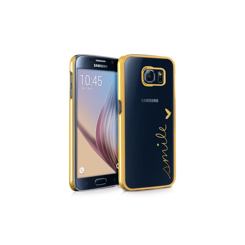 Husa pentru Samsung Galaxy S6, Policarbonat, Gold, 28625.04