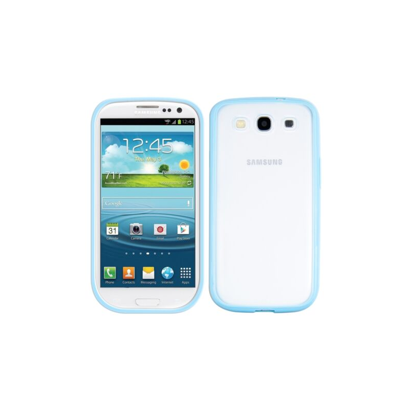 Husa pentru Samsung Galaxy S3, Silicon, Albastru, 11178.04