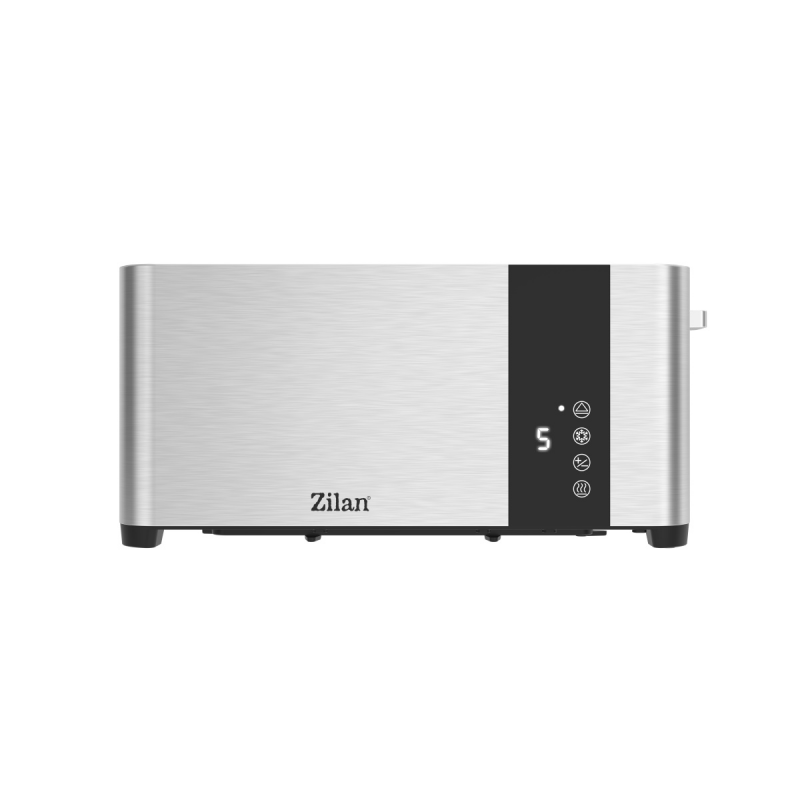  Prajitor de paine Zilan ZLN6234 Argintiu, ecran digital si tactil, putere 1400W, inox 